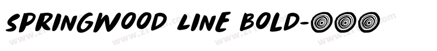 Springwood Line Bold字体转换 Springwood Line Bold字体转换